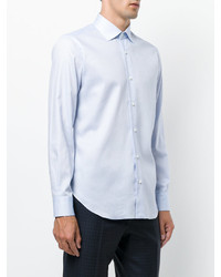 Chemise de ville bleu clair Barba