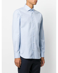 Chemise de ville bleu clair Barba