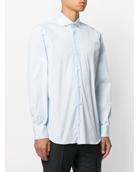 Chemise de ville bleu clair Barba