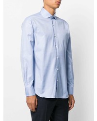 Chemise de ville bleu clair Barba