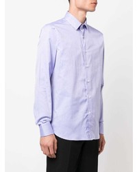 Chemise de ville bleu clair Canali