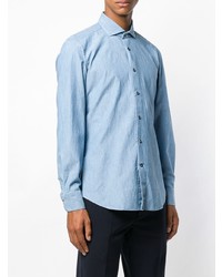 Chemise de ville bleu clair Etro