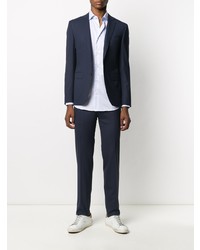 Chemise de ville bleu clair Z Zegna