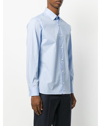 Chemise de ville bleu clair Z Zegna