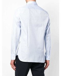 Chemise de ville bleu clair Z Zegna