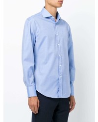 Chemise de ville bleu clair Brunello Cucinelli