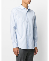 Chemise de ville bleu clair Barba