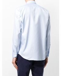 Chemise de ville bleu clair Canali