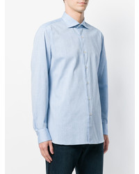 Chemise de ville bleu clair Borriello