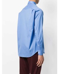 Chemise de ville bleu clair Salvatore Piccolo