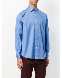 Chemise de ville bleu clair Salvatore Piccolo