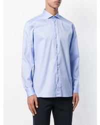 Chemise de ville bleu clair Borriello