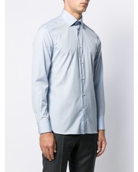 Chemise de ville bleu clair Ermenegildo Zegna