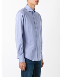 Chemise de ville bleu clair Brunello Cucinelli