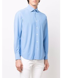 Chemise de ville bleu clair Corneliani