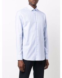 Chemise de ville bleu clair Z Zegna