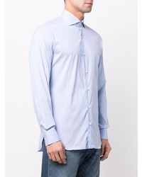 Chemise de ville bleu clair Barba