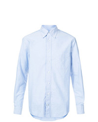 Chemise de ville bleu clair Gitman Vintage