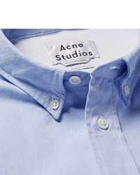 Chemise de ville bleu clair Acne Studios