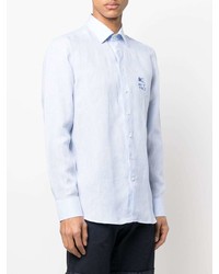 Chemise de ville bleu clair Etro