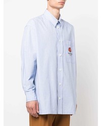 Chemise de ville bleu clair Kenzo