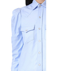 Chemise de ville bleu clair