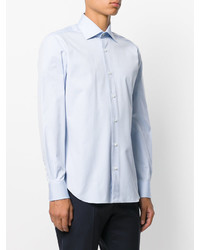 Chemise de ville bleu clair Barba