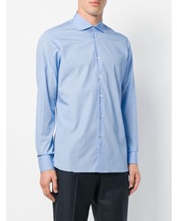 Chemise de ville bleu clair Borriello