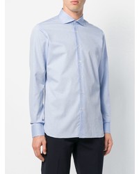 Chemise de ville bleu clair Borriello