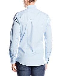 Chemise de ville bleu clair Strellson Premium