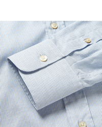 Chemise de ville bleu clair Canali