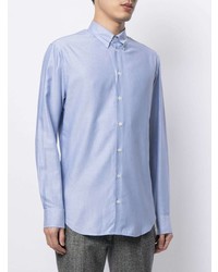 Chemise de ville bleu clair Giorgio Armani