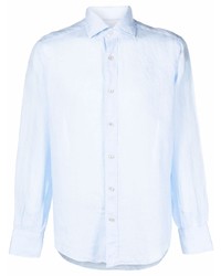 Chemise de ville bleu clair Tintoria Mattei