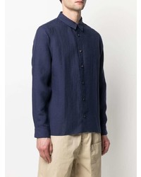 Chemise de ville bleu marine A.P.C.