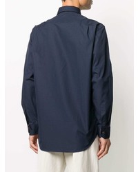 Chemise de ville bleu marine Paul Smith