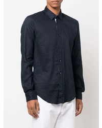 Chemise de ville bleu marine BOSS