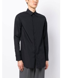 Chemise de ville bleu marine Jil Sander