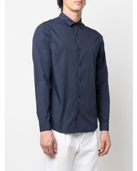 Chemise de ville bleu marine Costumein