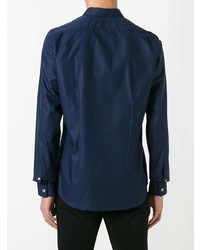 Chemise de ville bleu marine Ps By Paul Smith