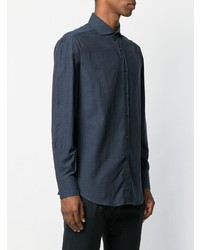 Chemise de ville bleu marine Brunello Cucinelli