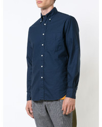 Chemise de ville bleu marine Gitman Brothers