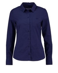 Chemise de ville bleu marine Lacoste