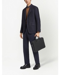 Chemise de ville bleu marine Zegna