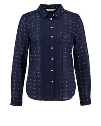 Chemise de ville bleu marine Naf Naf