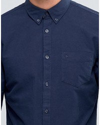 Chemise de ville bleu marine Jack Wills