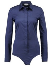 Chemise de ville bleu marine Patrizia Pepe