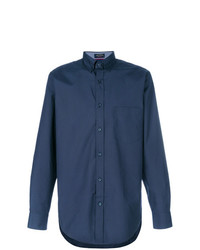 Chemise de ville bleu marine Paul & Shark