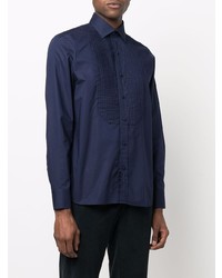 Chemise de ville bleu marine Tagliatore