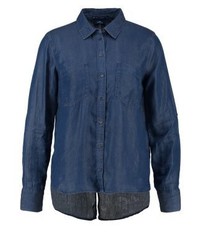Chemise de ville bleu marine Tom Tailor