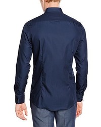 Chemise de ville bleu marine Venti